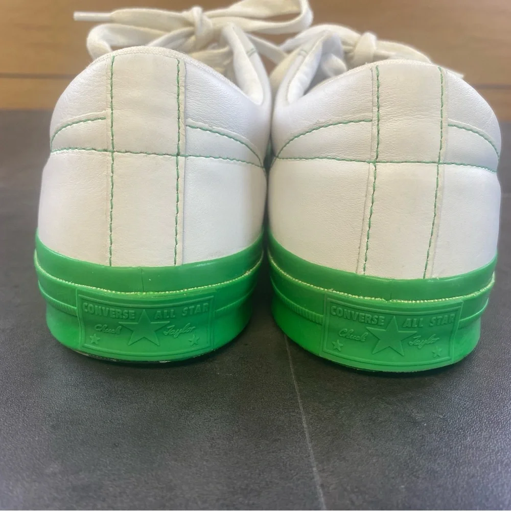 Converse Unisex Golf le‎ Fleur Green & White Sneaker M/10.5 W/12.5